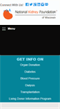 Mobile Screenshot of kidneywi.org